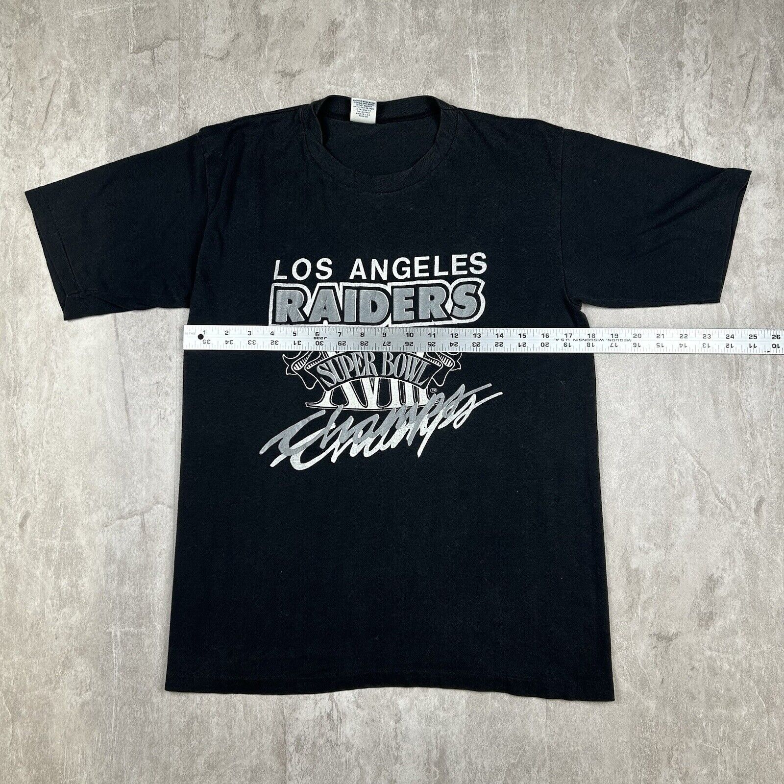 シャツ 70s football tshirt Black vintage Vintage Sears Football Jersey T-Shirt XXXS Black Yellow