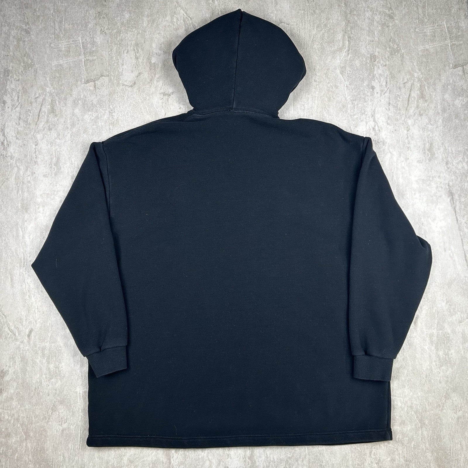 2017 Balenciaga “Femme Fatale” Oversized Black Pullover Hoodie Tag