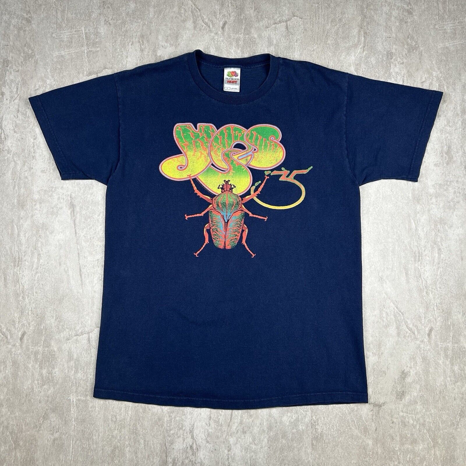 Vintage 2004 Yes 35th Anniversary Tour T-Shirt Fruit Of The Loom