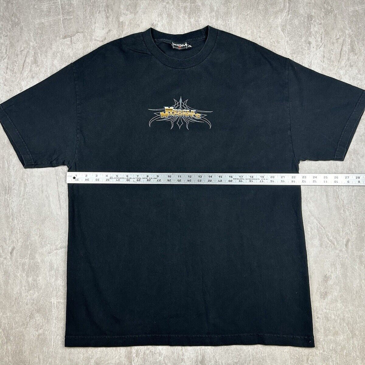 Vintage Y2K Muscle Machines T-Shirt Black ODM Muscle Car Men's