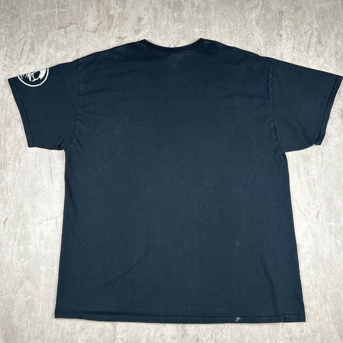 Y2K GHOSTxSHIP Syracuse Metal Hardcore Band Black T-Shirt