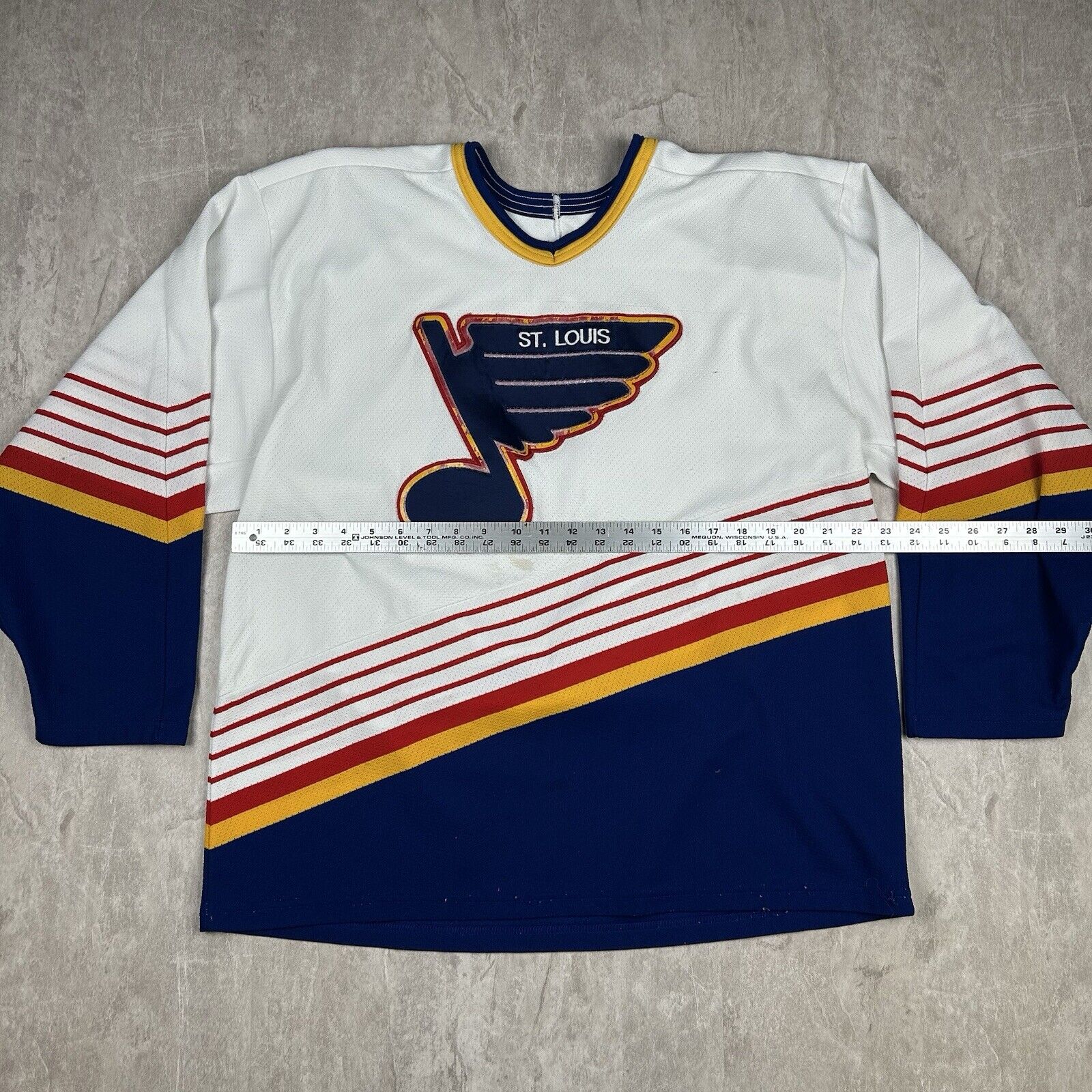 Vintage CCM NHL St. Louis Blues Hockey Jersey 80s 90s Blank Men's