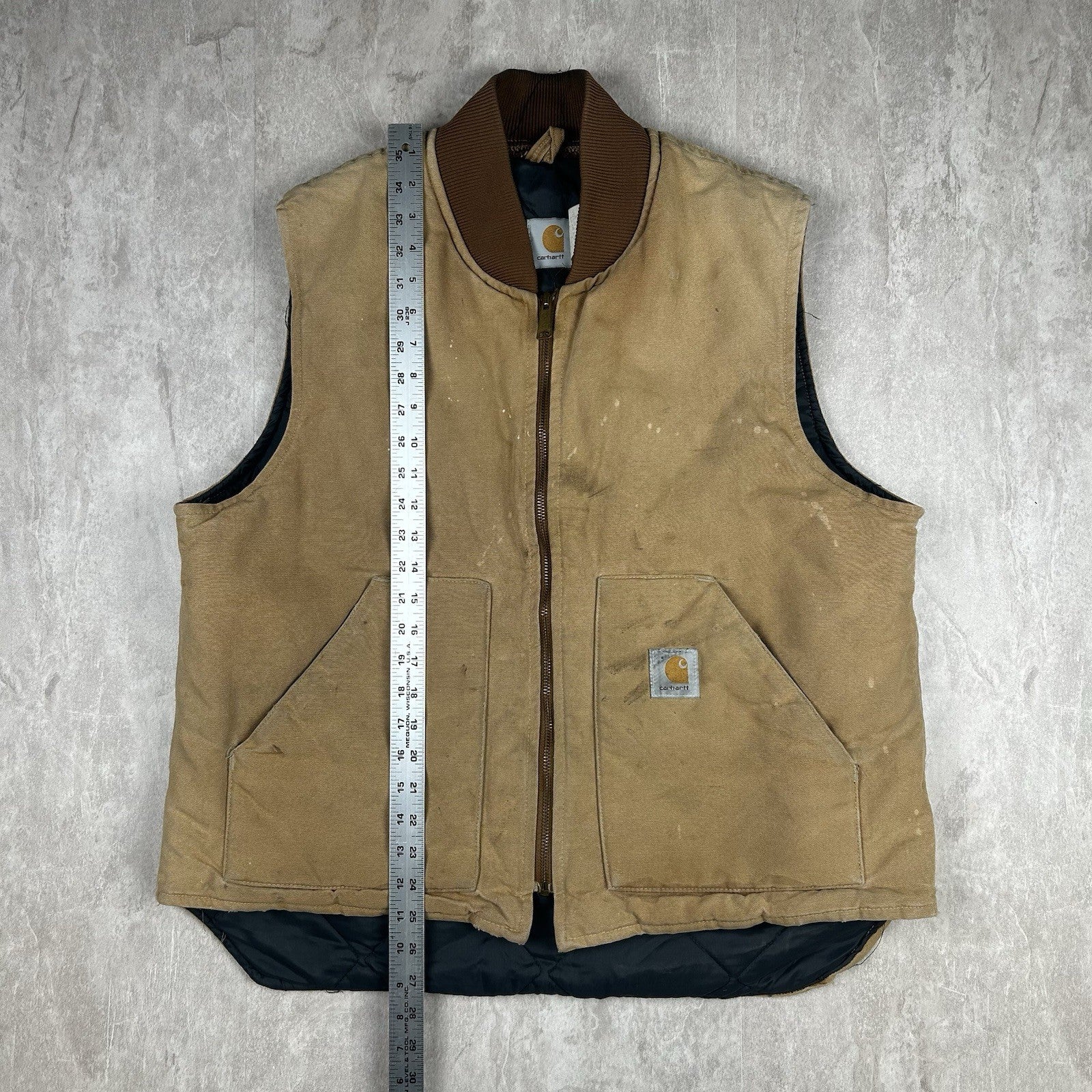80's VQ186 USA製CARHARTT / DUCK VEST Lサイズ 80's VQ186 USA製CARHARTT / DUCK VEST Lサイズ