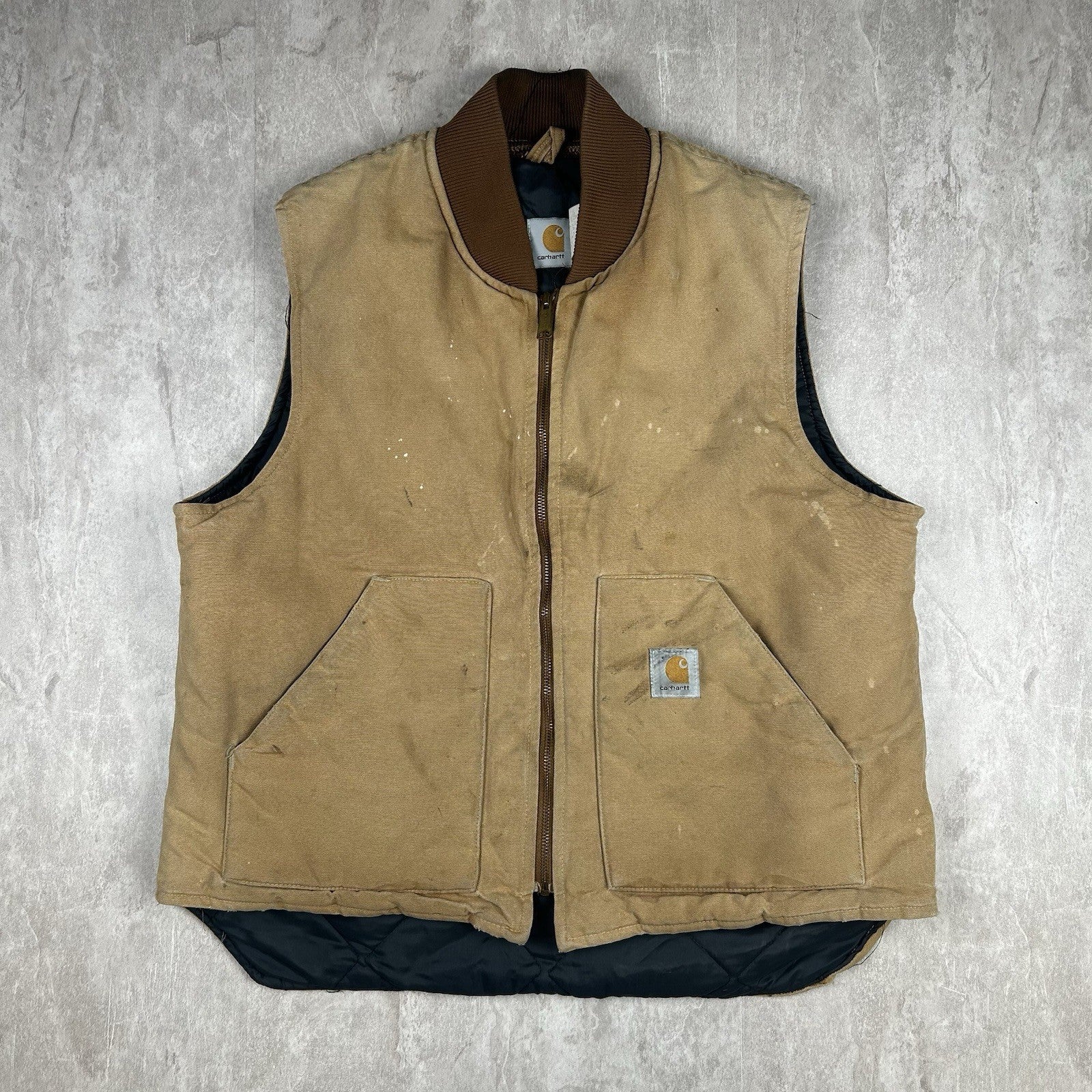 80's VQ186 USA製CARHARTT / DUCK VEST Lサイズ Carhartt ® Duck Vest – loopson