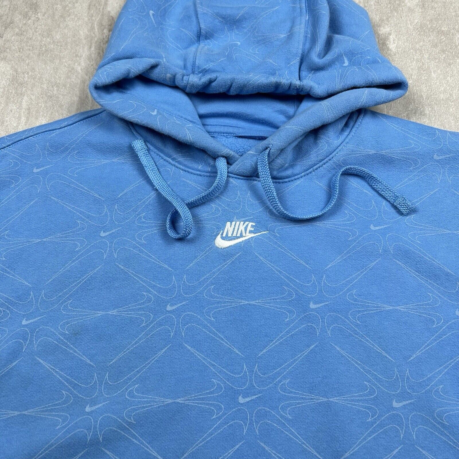 nike hoodie center swoosh men's