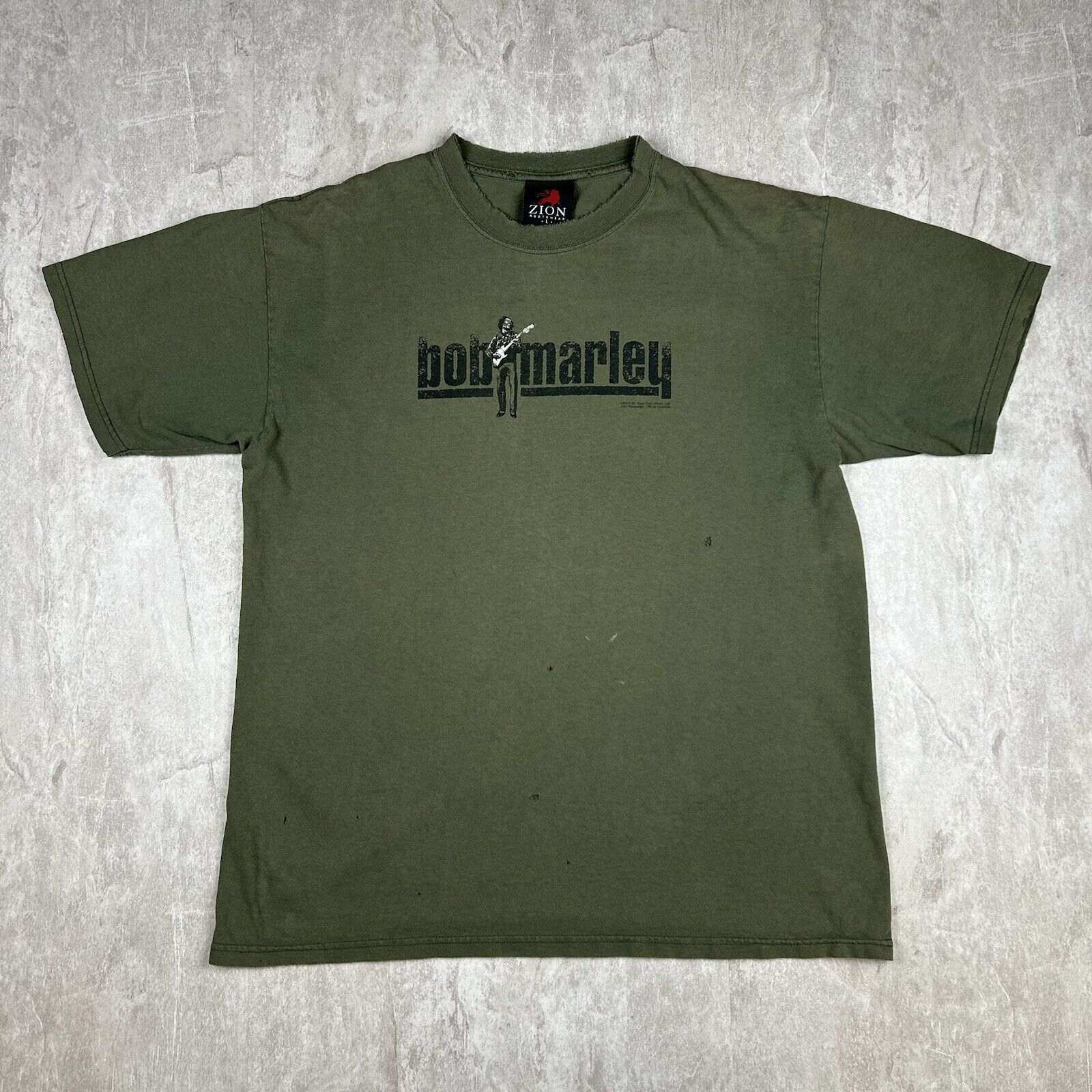 【04`s・古着】ZION　BOB MARLEY　Vintage Tee【S】 Vintage Vtg Bob Marley One Love 2004 Zion Roots wear Shirt
