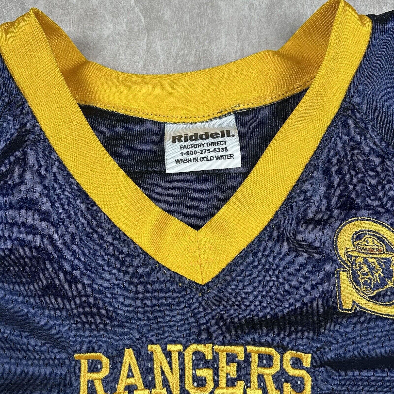 Vintage Riddell Football Game Jersey #60 Spencerport NY Rangers