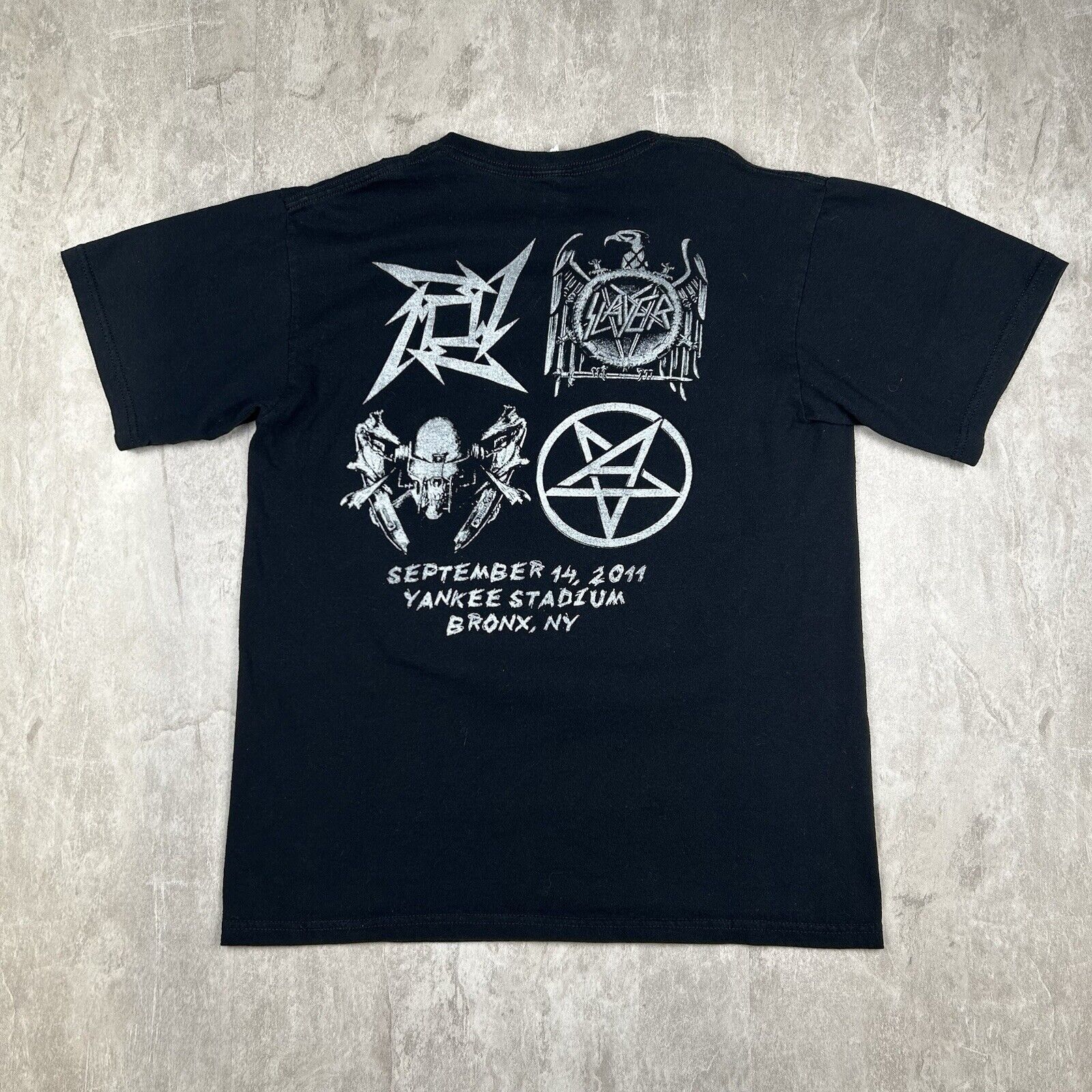2011 The Big 4 Metallica Slayer Megadeth Anthrax Concert T-Shirt
