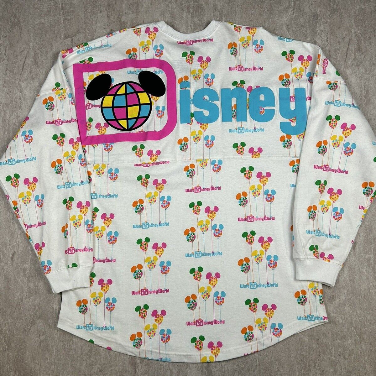 World disney on sale world 50th anniversary balloon jersey M