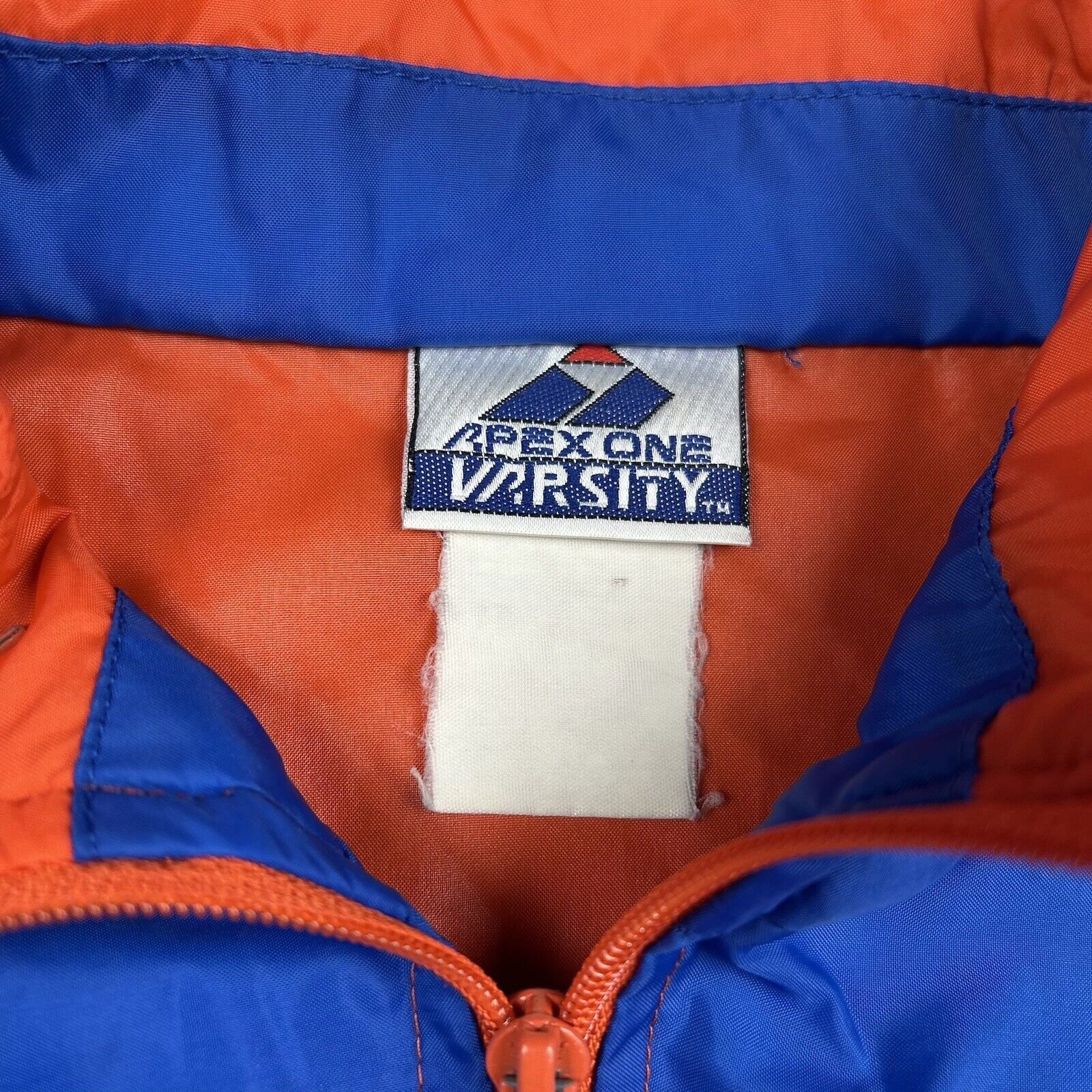 Vintage 90s Apex One Varsity Syracuse Zip Pull-Over Jacket