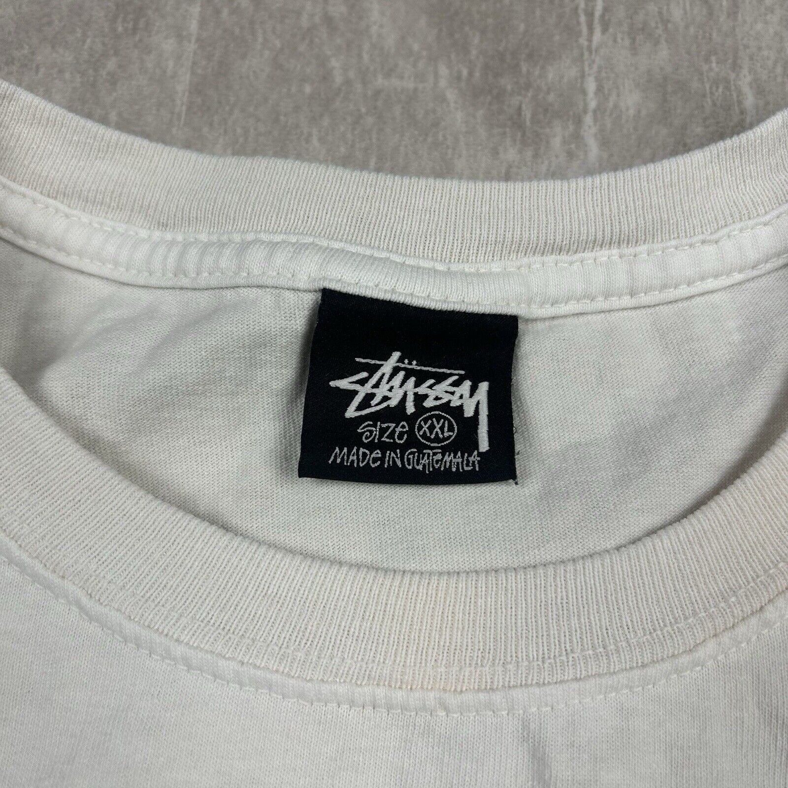 S/Double エスダブル 白 ホワイト Tシャツ ロゴ Stussy Stussy Regal Crown White T-Shirt Short Sleeve Double Sided