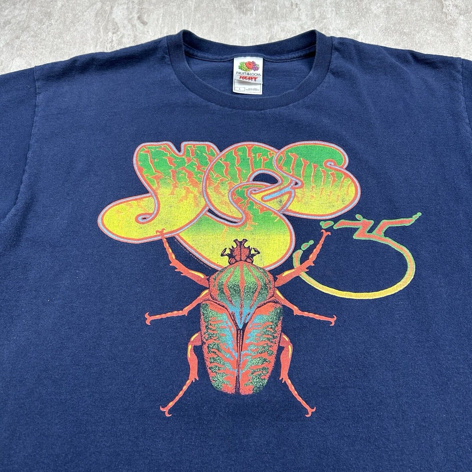 Vintage 2004 Yes 35th Anniversary Tour T-Shirt Fruit Of The Loom