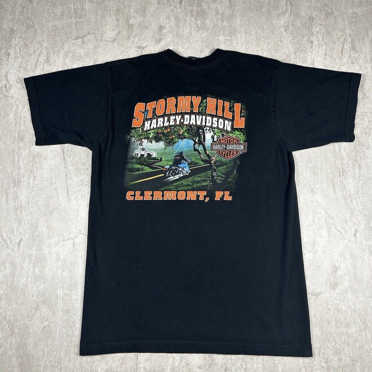 2006 Harley Davidson Stormy Hill Clermont Florida Black T-Shirt