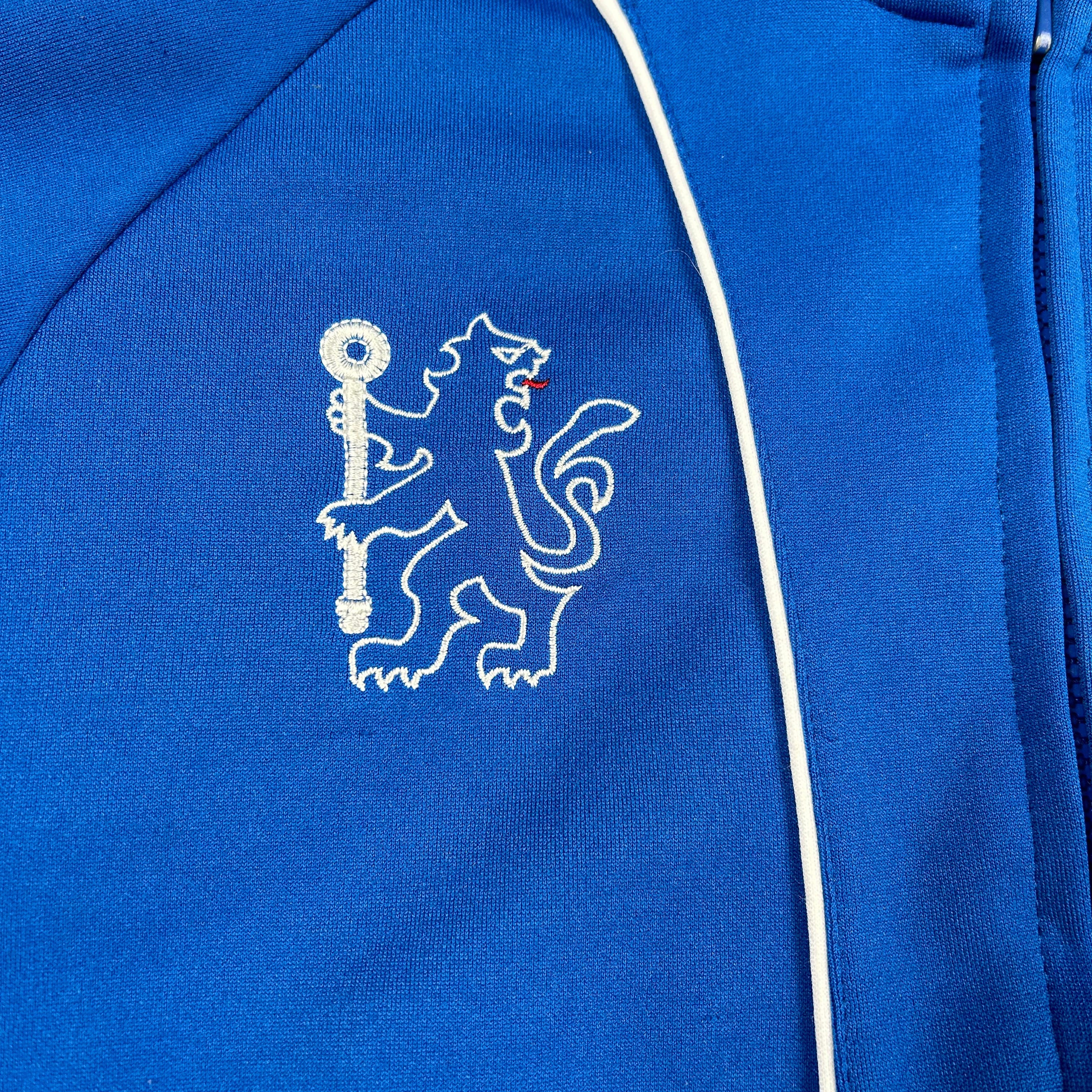 Chelsea FC Football Club Track Zip Up Jacket Blue World Soccer