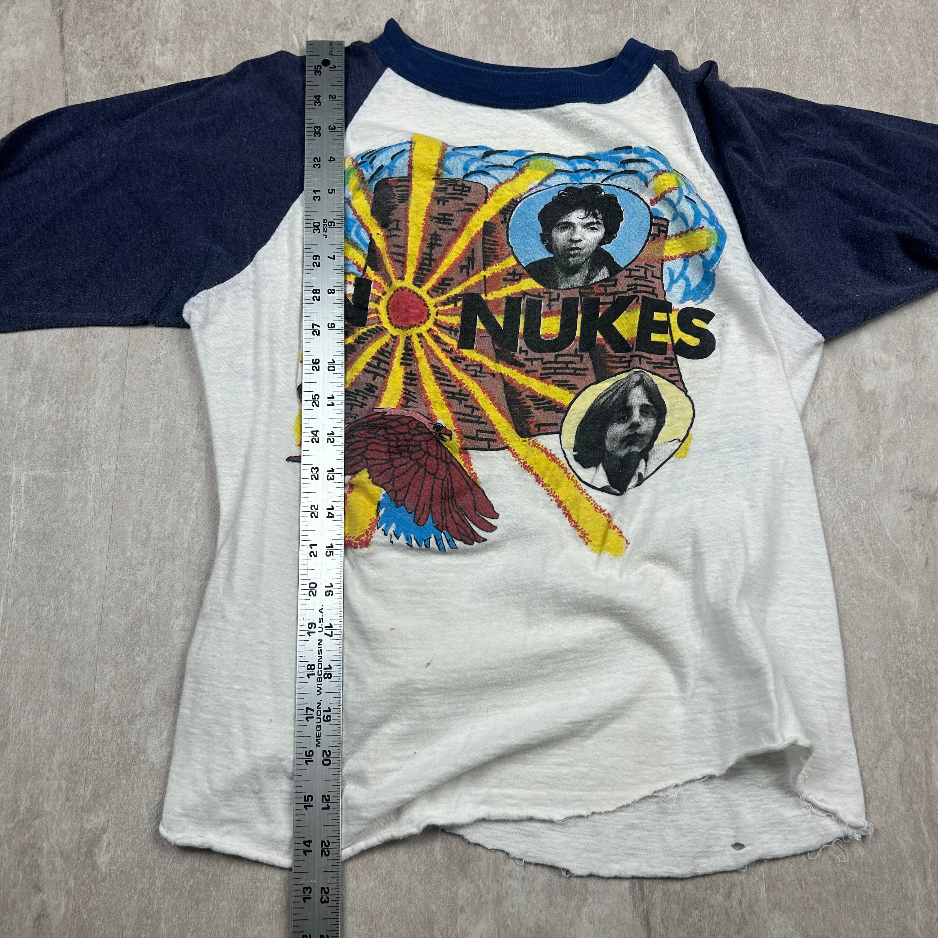 Vintage 1970 No Nukes Madison Square Garden Concert T-Shirt Men's
