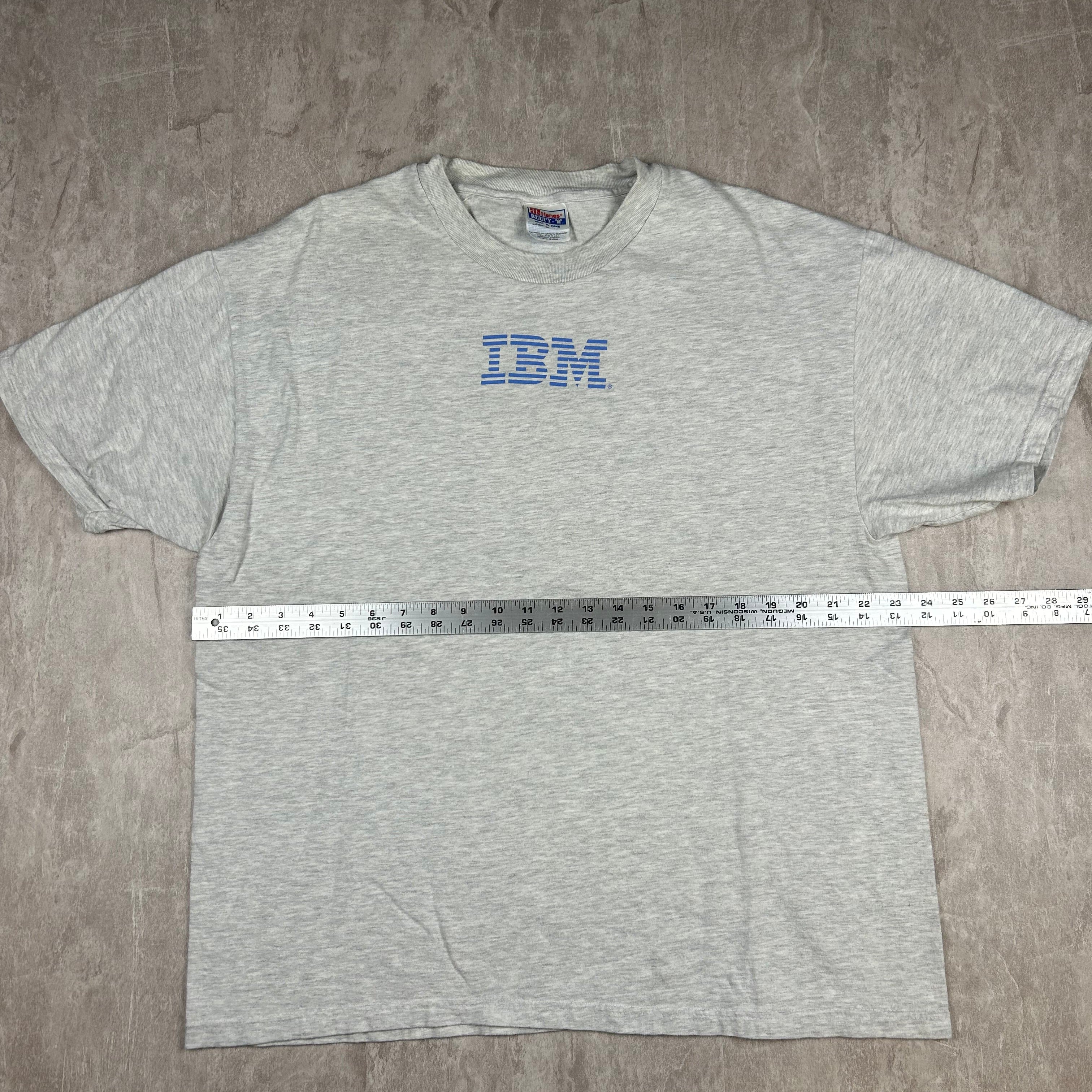 90s USA製 Hanes COMPAQ T-shirt Vintage Compaq Shirt Mens Extra Large Black Short Sleeve Beefy