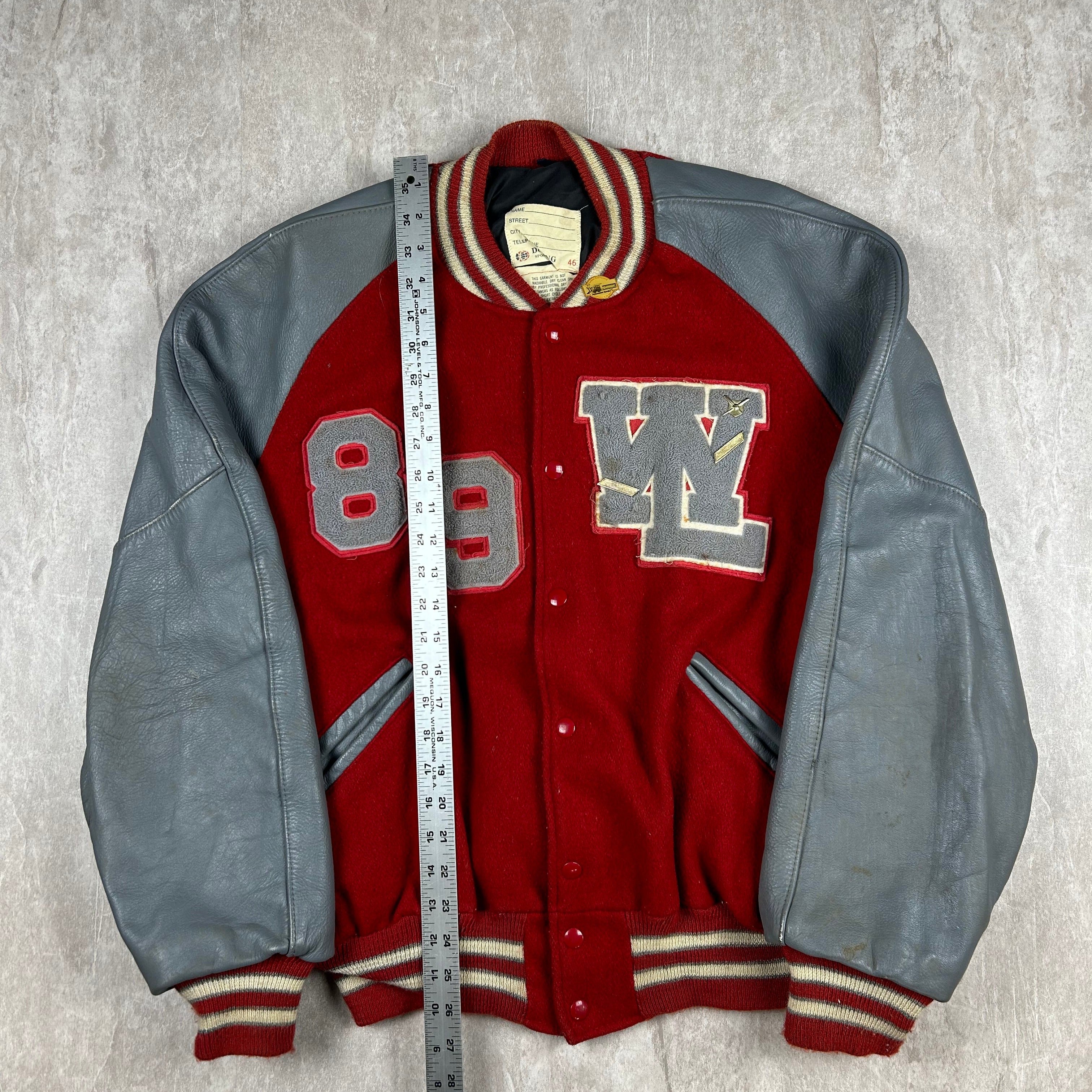 80’s~ Vintage Varsity Jacket/ジャケット/バイカー VTG Avirex Varsity Jacket - Size M - Etsy