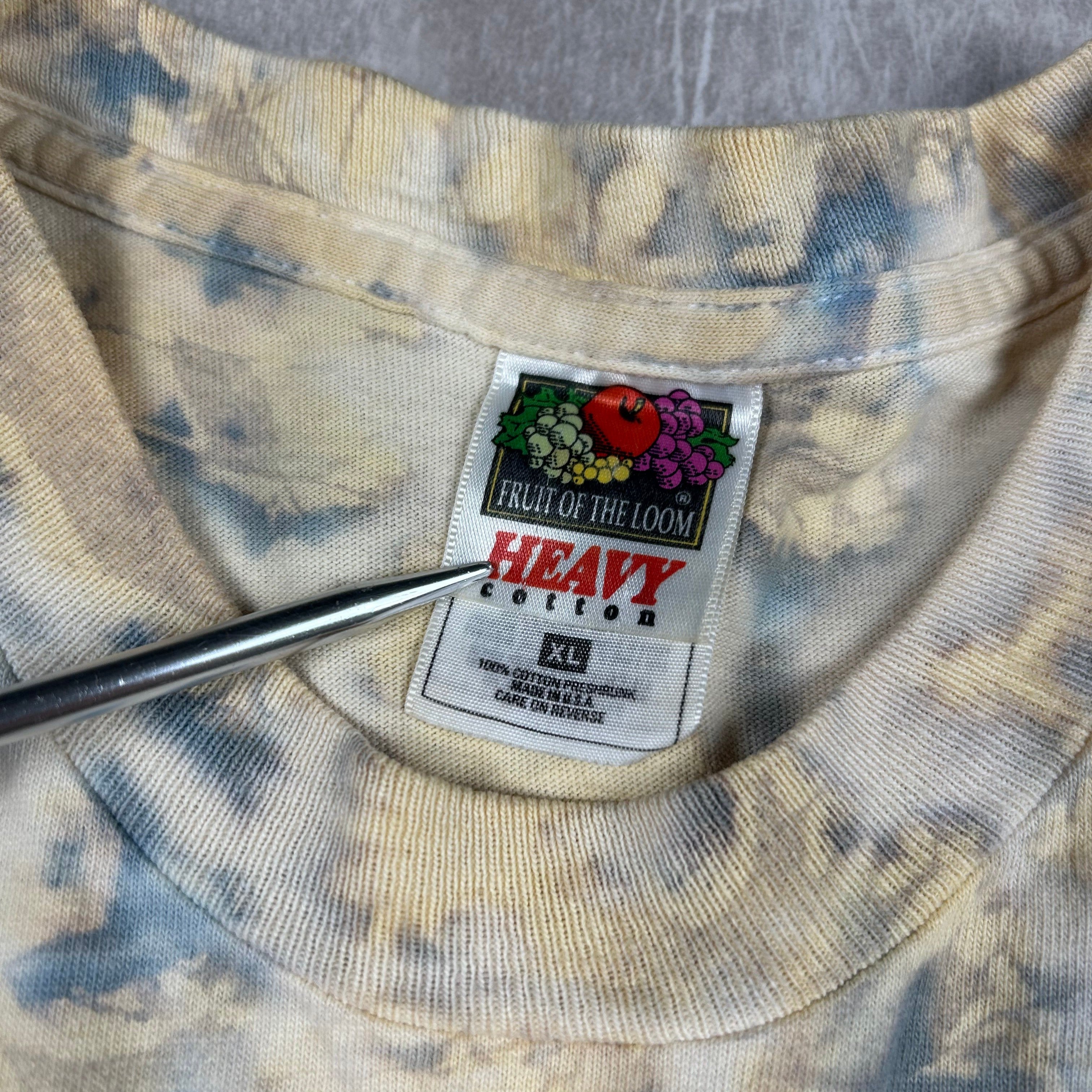 Vintage The Beatles T-Shirt Tie Dye Apple 90s Band Lennon 1995
